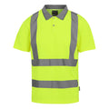 Yellow - Front - Regatta Professional Mens Hi-Vis Polo Shirt