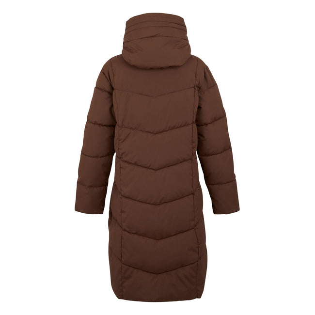 Dark Brown - Back - Regatta Womens-Ladies Nurie Quilted Jacket