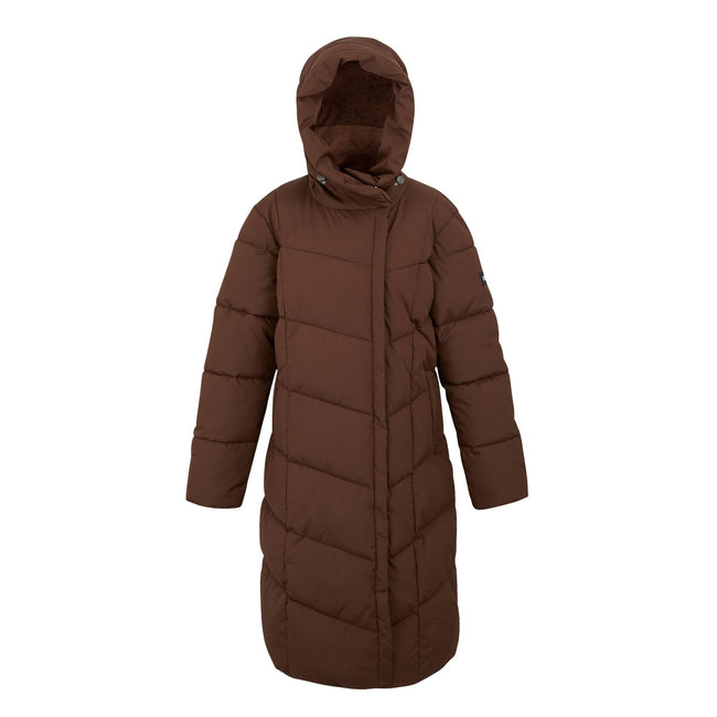 Dark Brown - Front - Regatta Womens-Ladies Nurie Quilted Jacket