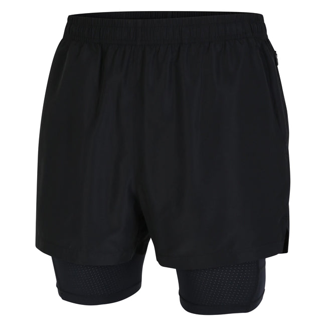 Black - Side - Dare 2B Mens Movement Shorts