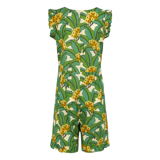 Green - Back - Regatta Womens-Ladies Orla Kiely Tropical Playsuit