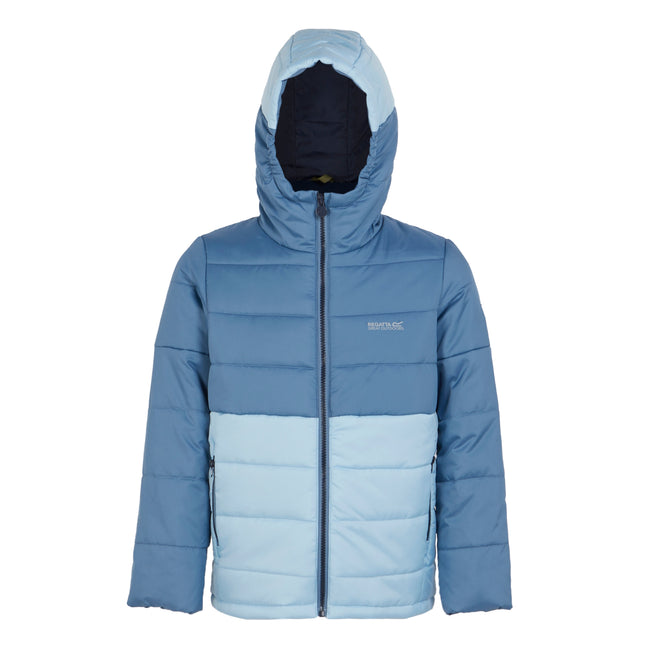 Coronet Blue-Clear Sky - Front - Regatta Childrens-Kids Lofthouse VIII Insulated Jacket