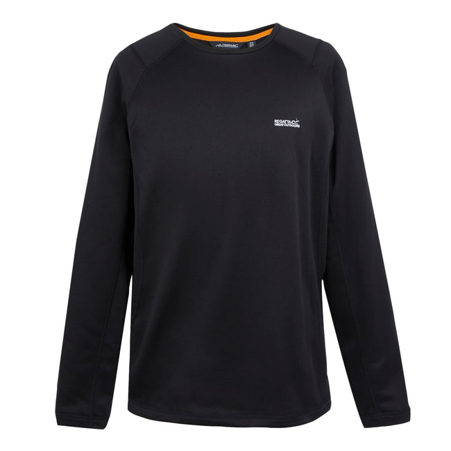 Black - Side - Regatta Mens Thermal Base Layer Set