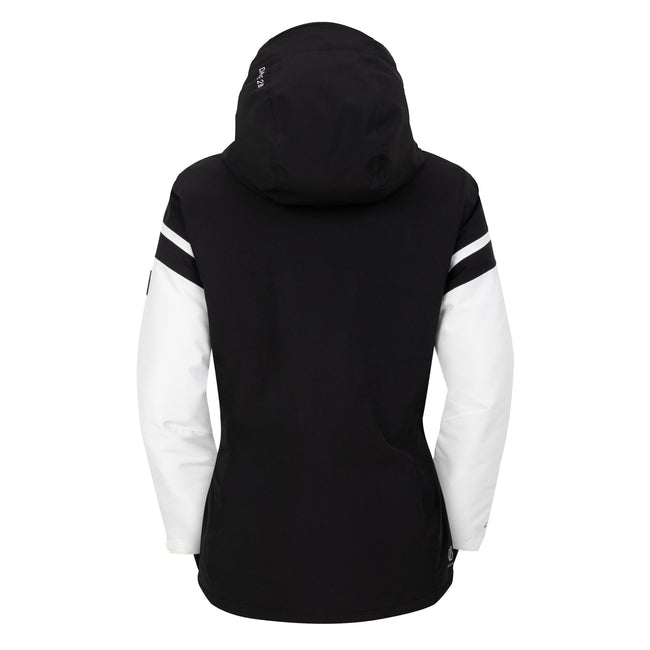 Black-Blanc De Blanc - Back - Dare 2B Womens-Ladies Flurry Ski Jacket