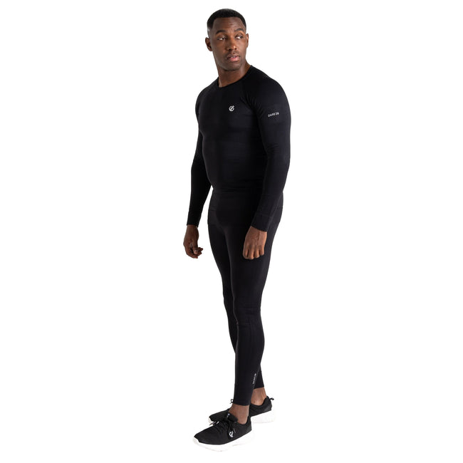 Black - Lifestyle - Dare 2B Mens In The Zone III Marl Leggings