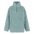 Green Haze - Front - Regatta Childrens-Kids Kaliza Half Zip Fleece Top