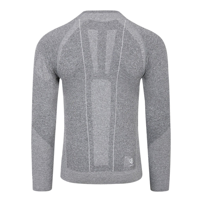 Charcoal Grey Marl - Back - Dare 2B Mens In The Zone III Long-Sleeved Base Layer Top