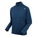 Moonlight Denim - Side - Regatta Mens Yonder II Half Zip Fleece Top