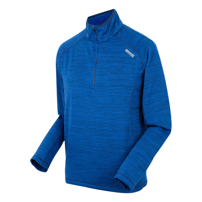 Snorkel Blue - Side - Regatta Mens Yonder II Half Zip Fleece Top