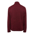 Dark Maroon - Back - Regatta Mens Yonder II Half Zip Fleece Top