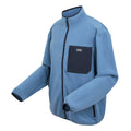 Coronet Blue-Navy - Side - Regatta Mens Frankie Full Zip Fleece Jacket