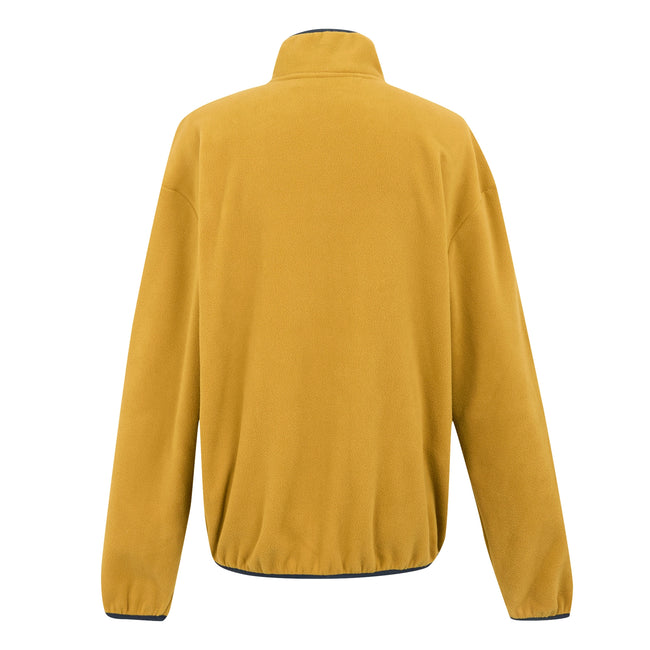 Mustard-Navy - Back - Regatta Mens Frankie Full Zip Fleece Jacket