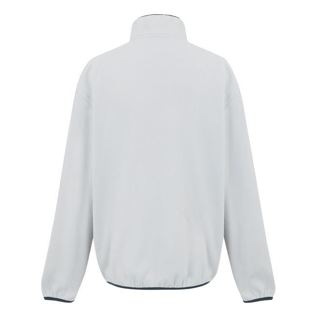 Silver Grey-Navy - Back - Regatta Mens Frankie Full Zip Fleece Jacket