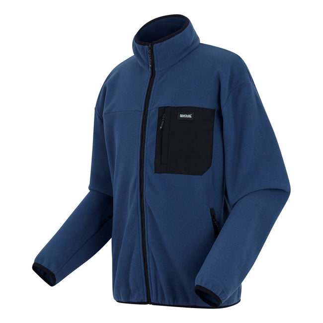 Indigo Blue - Side - Regatta Mens Frankie Full Zip Fleece Jacket