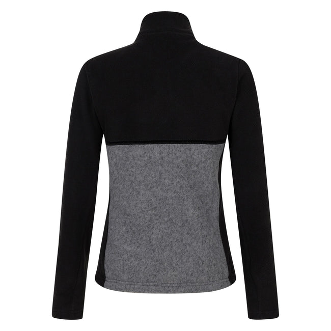 Black-Charcoal Grey Marl - Back - Dare 2B Womens-Ladies Thriving Fleece Jacket