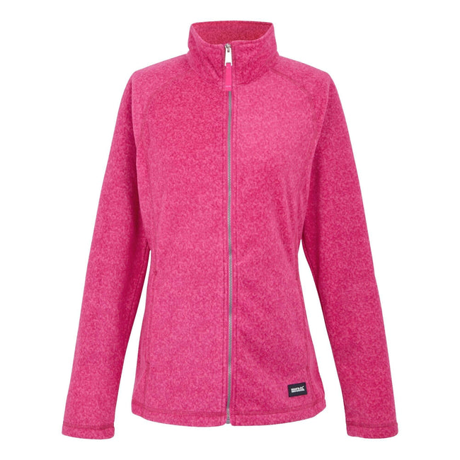 Pink Fusion Marl - Front - Dare 2B Womens-Ladies Mayse Full Zip Fleece Jacket