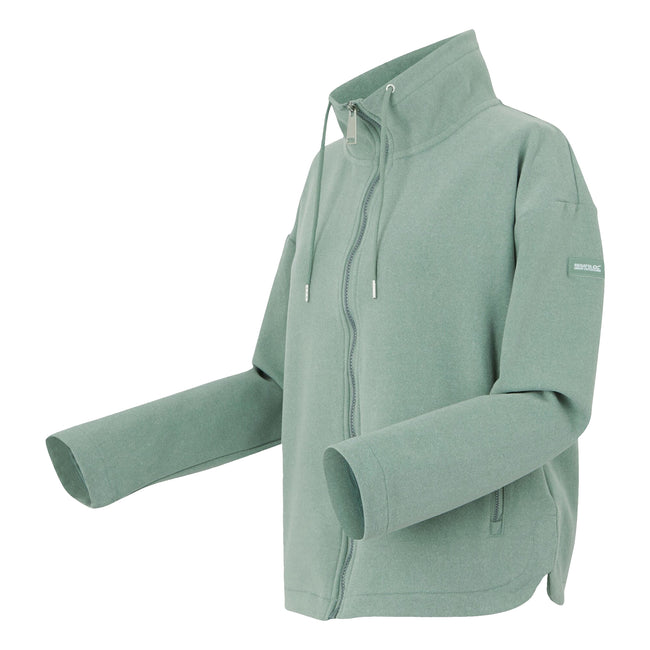 Glacier - Side - Regatta Womens-Ladies Ashlynn Knitted Fleece Jacket