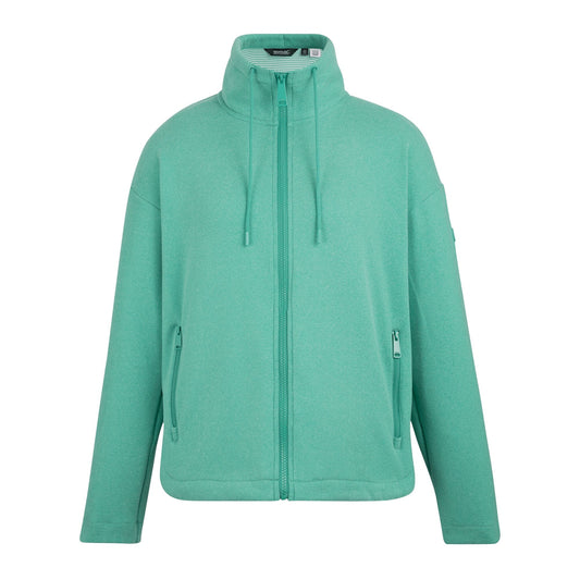 Ivy Moss - Front - Regatta Womens-Ladies Ashlynn Knitted Fleece Jacket