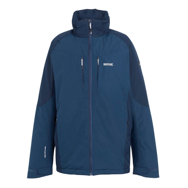 Moonlight Denim-Navy - Front - Regatta Mens Calderdale II Winter Waterproof Jacket