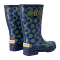 Blue - Back - Regatta Womens-Ladies Orla Kiely Rain Cloud Mid Calf Wellington Boots