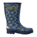 Blue - Lifestyle - Regatta Womens-Ladies Orla Kiely Rain Cloud Mid Calf Wellington Boots