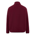 Dark Maroon - Back - Regatta Mens Frankie Half Zip Fleece Top