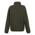 Dark Khaki - Back - Regatta Mens Frankie Half Zip Fleece Top