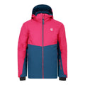 Berry Pink-Moonlight Denim - Front - Dare 2B Childrens-Kids Impose IV Ski Jacket