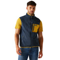 Navy-Mustard - Lifestyle - Regatta Mens Frankie Fleece Gilet