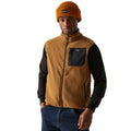 Nut Brown - Side - Regatta Mens Frankie Fleece Gilet