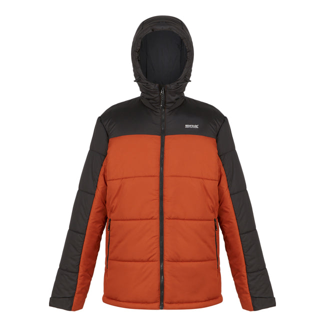 Burnt Copper-Ash - Front - Regatta Mens Nevado VII Insulated Padded Jacket