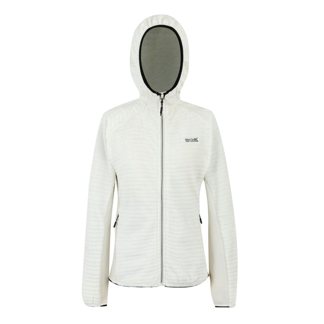Grey - Front - Regatta Womens-Ladies Endra Hooded Fleece Jacket