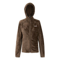 Mocha - Front - Regatta Womens-Ladies Endra Hooded Fleece Jacket