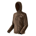 Mocha - Side - Regatta Womens-Ladies Endra Hooded Fleece Jacket