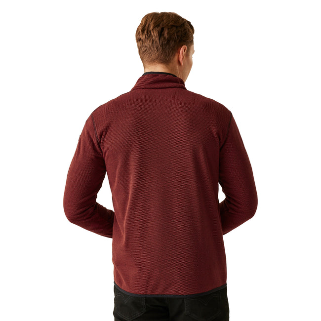 Red Ochre Marl - Lifestyle - Regatta Mens Kitom Full Zip Fleece Jacket
