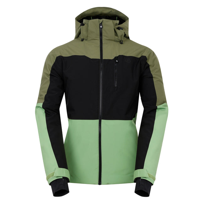 Olivine Green-Black - Front - Dare 2B Mens Edge II Ski Jacket