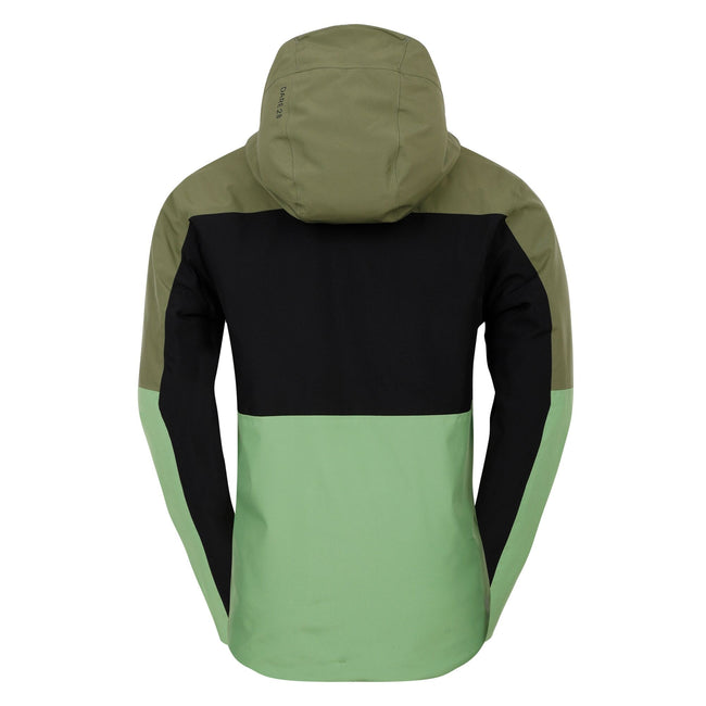 Olivine Green-Black - Back - Dare 2B Mens Edge II Ski Jacket