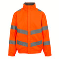 Orange - Front - Regatta Professional Mens Pro Contract Dover Hi-Vis Jacket