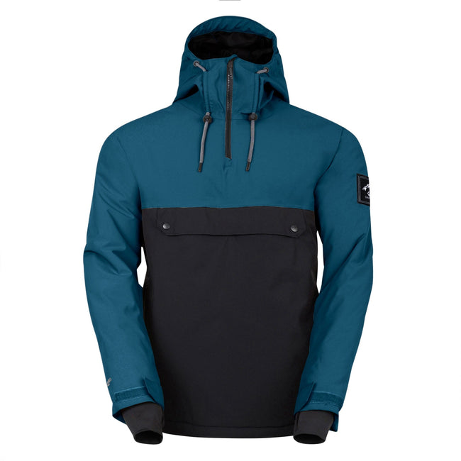 Kingfisher Blue-Black - Front - Dare 2B Mens Freeride Overhead Ski Jacket