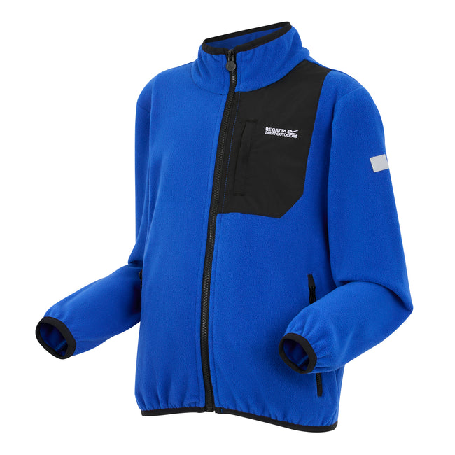 Olympian Blue - Side - Regatta Childrens-Kids Frankie Full Zip Fleece Jacket