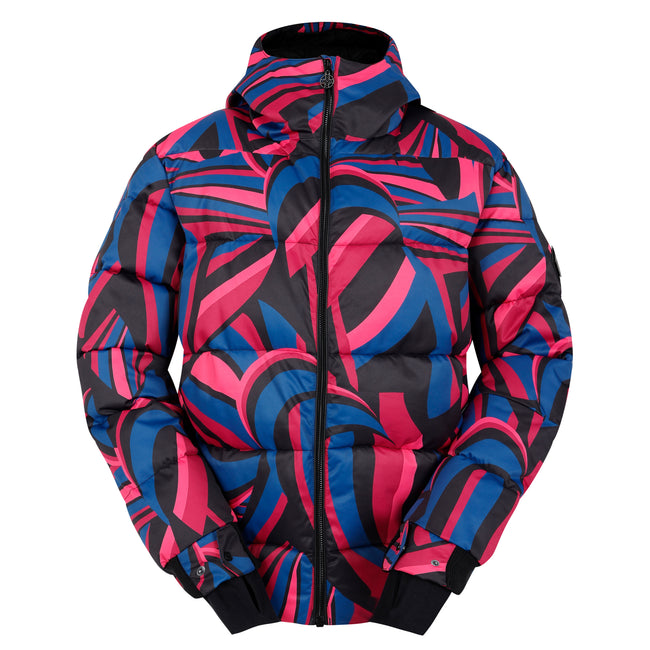 Hot Pink - Front - Dare 2B Womens-Ladies Showcase Patterned Baffled Ski Jacket