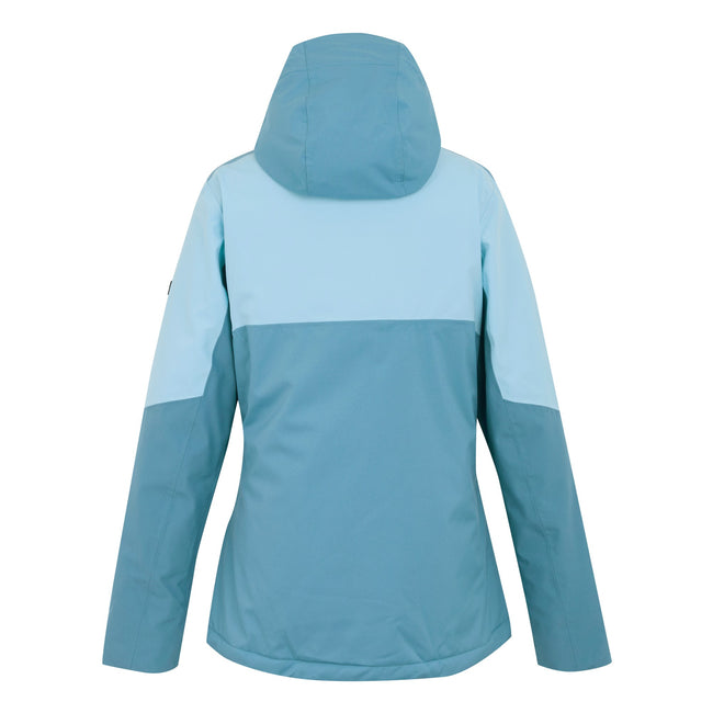 Coronet Blue-Clear Sky - Back - Regatta Womens-Ladies Kelora Insulated Waterproof Jacket
