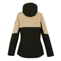 Black-Warm Taupe - Back - Regatta Womens-Ladies Kelora Insulated Waterproof Jacket