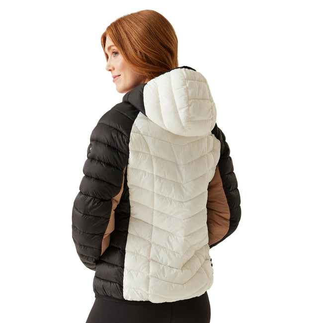 Black-Blanc De Blanc - Lifestyle - Regatta Womens-Ladies Dalent Quilted Hooded Jacket