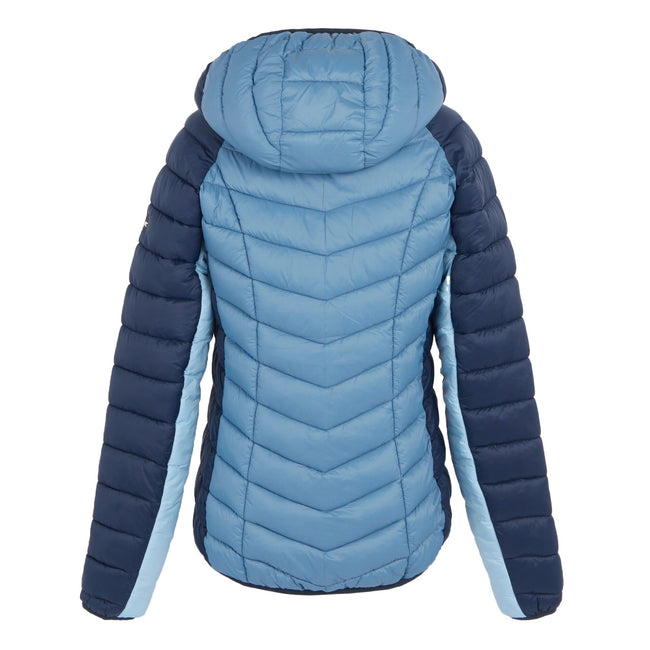 Navy-Coronet Blue - Back - Regatta Womens-Ladies Dalent Quilted Hooded Jacket