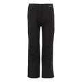 Black - Front - Regatta Childrens-Kids Softshell Hiking Trousers