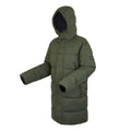 Dark Khaki - Side - Regatta Mens Hayleyn Padded Jacket