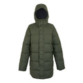 Dark Khaki - Front - Regatta Mens Hayleyn Padded Jacket