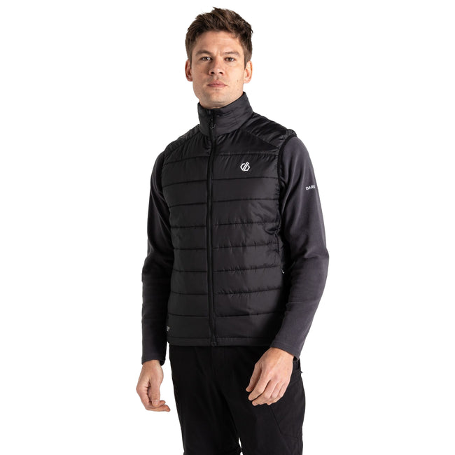 Black - Lifestyle - Dare 2B Mens Touring II Colour Block Gilet