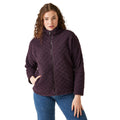 Deep Plum - Side - Regatta Womens-Ladies Apphia Full Zip Fleece Jacket